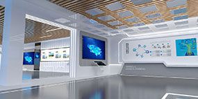 科技展廳裝修-企業(yè)展廳設(shè)計(jì)-合肥展廳設(shè)計(jì)裝修公司-卓創(chuàng)家裝案例